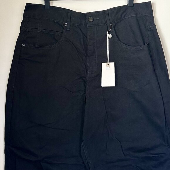 NWT Good American Cotton Uniform Relaxed Drawstring High Rise Denim 8/29 - Picture 3 of 9